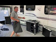 Isabella Cupboard With 3 Shelves and Fixed Top Isabella - Dynamic Drive