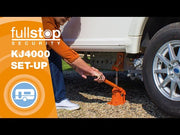 Purpleline Kojack Single Axle Jack Levelling System For Caravan KJ4000S Purpleline - Dynamic Drive