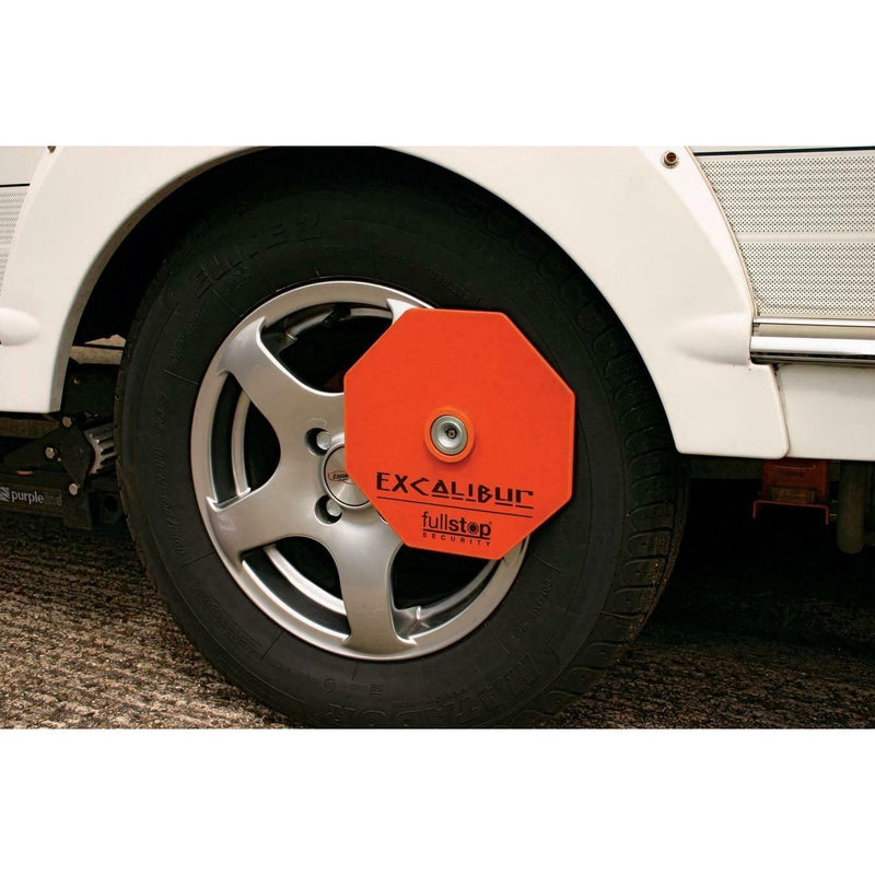 Purpleline Fullstop Excalibur High Security Receiver Wheel Lock Clamp Caravan Purpleline - Dynamic Drive