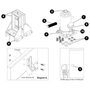 Purpleline Kojack Single Axle Jack Levelling System For Caravan KJ4000S Purpleline - Dynamic Drive