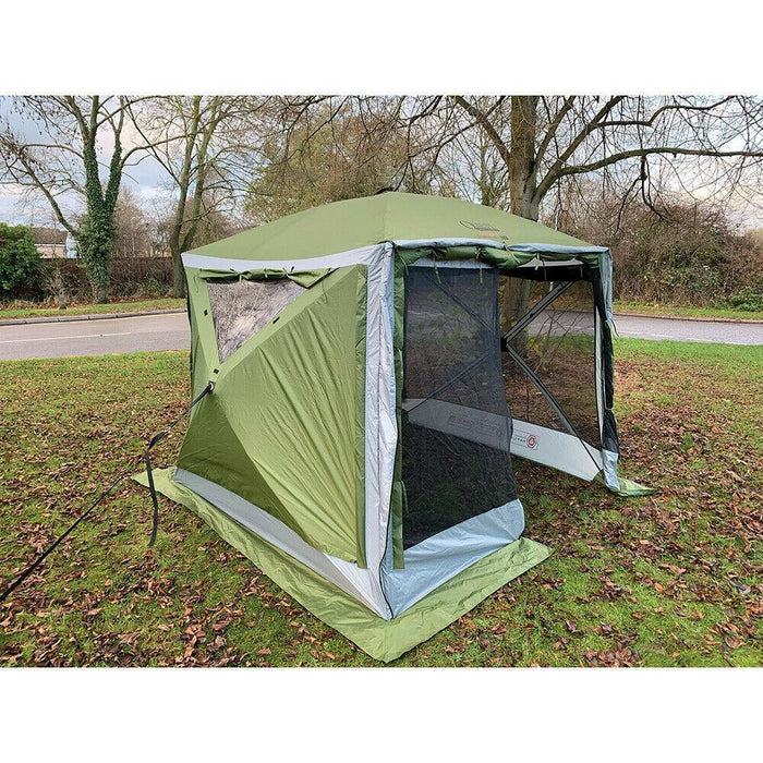 Quest Screen House 4 Pro 4 Quick Pitch Shelter Camping Garden Campervan Hot Tub Quest - Dynamic Drive