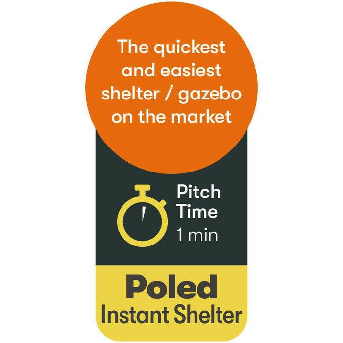 Quest Screen House 4 Pro 4 Quick Pitch Shelter Camping Garden Campervan Hot Tub Quest - Dynamic Drive