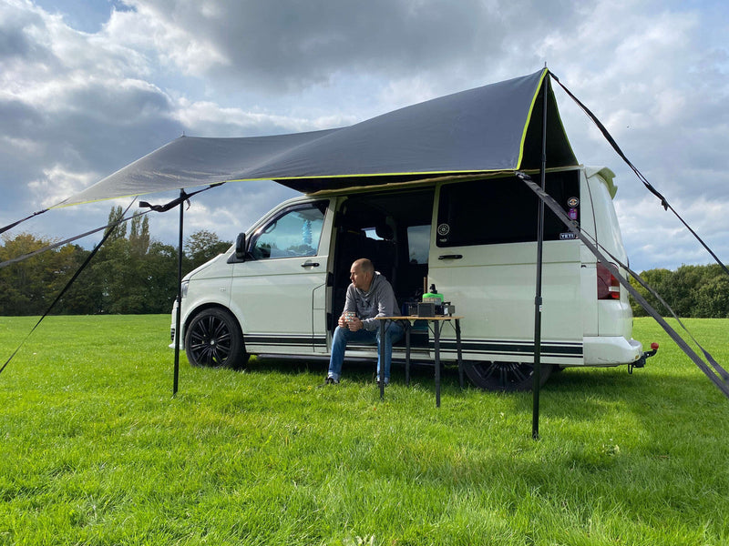 Olpro Rectangle Canopy/Shade (Charcoal) Olpro - Dynamic Drive