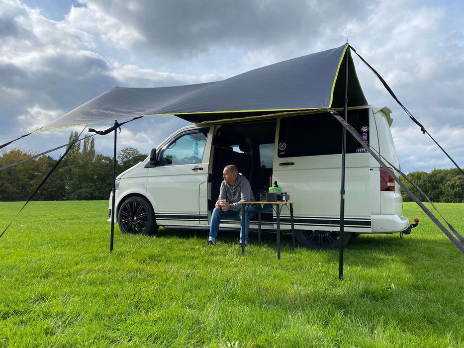 Olpro Rectangle Canopy/Shade (Charcoal) Olpro - Dynamic Drive