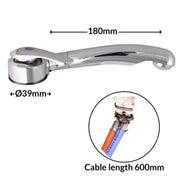 Reich Twist Single Lever Mixer Tap, R/H, Chrome, 45 Degree Angle Spout, 48m Reich - Dynamic Drive