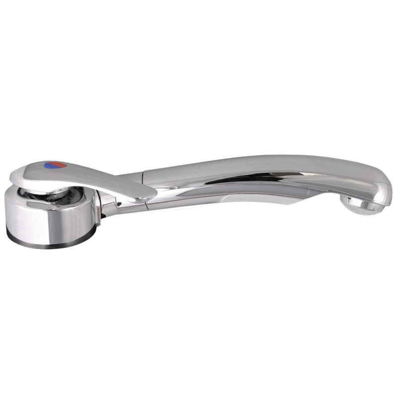 Reich Twist Single Lever Mixer Tap, R/H, Chrome, 45 Degree Angle Spout, 48m Reich - Dynamic Drive