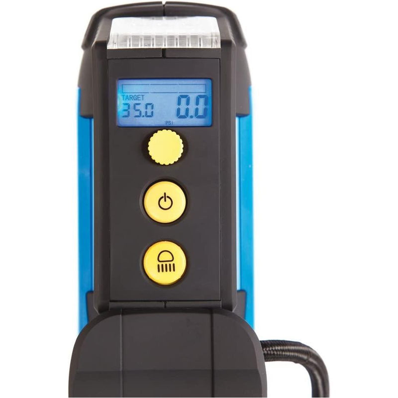 Ring RAC820 12V Fast Flow Digital Tyre Inflator Preset Function Adaptor Set 4x4 Van Car Ring Automotive - Dynamic Drive