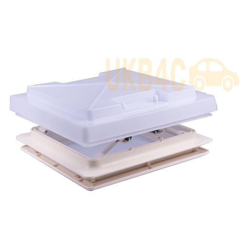 Roof Vent Sky Light Caravan Motorhome 280 X 280Mm Flynet White Mpk Rooflight MPK - Dynamic Drive