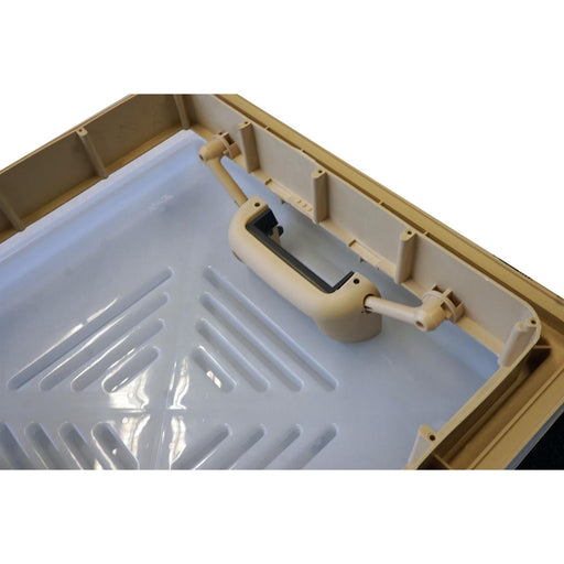 Roof Vent Sky Light Caravan Motorhome 400 x 400mm Flynet Beige MPK Rooflight MPK - Dynamic Drive