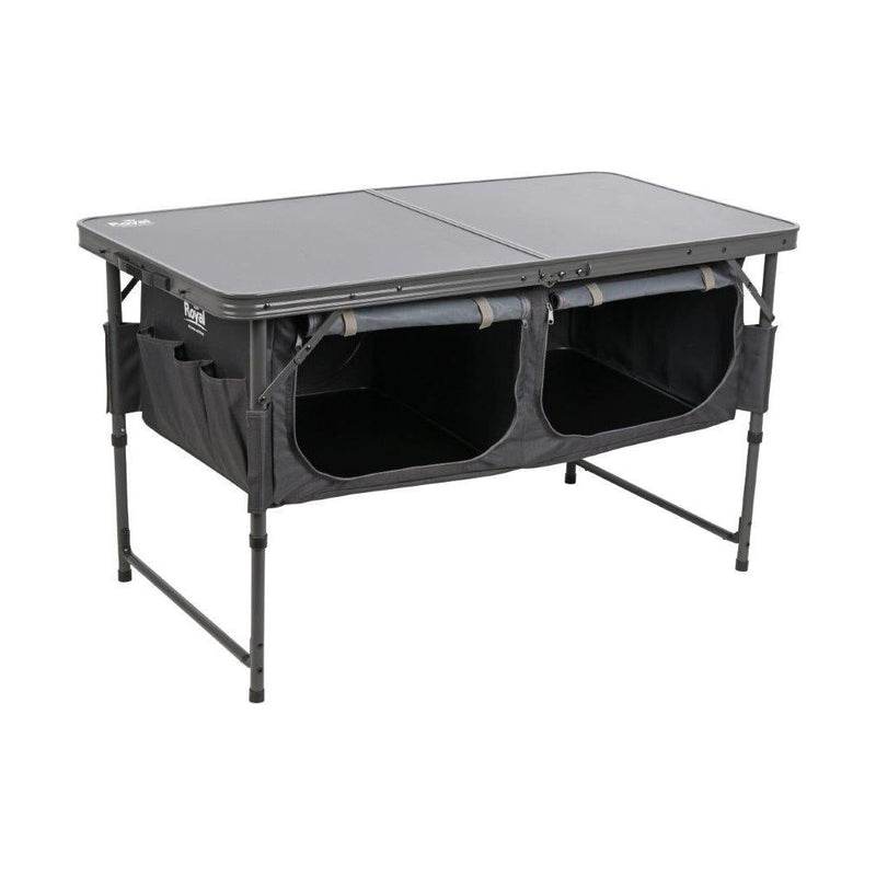 Royal Camping Table With Under Cupboard Storage Royal - Dynamic Drive