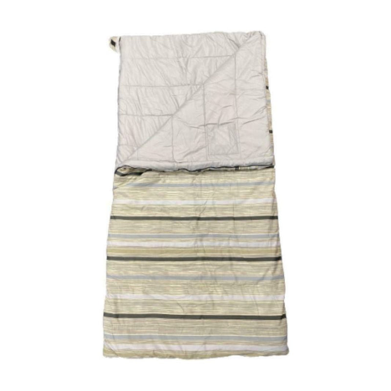Royal Leisure Sleeping Bag Grey Stripe Premium 60Oz Camping Outdoors Travel Home Royal - Dynamic Drive