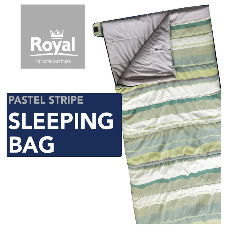 Royal Leisure Sleeping Bag Pastel Premium 60oz Camping Outdoors Travel Home Royal - Dynamic Drive