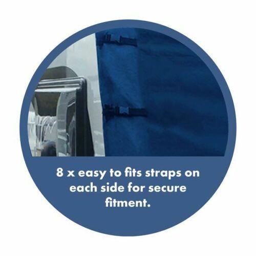 Royal Premium Caravan Front Towing Cover Protector Universal With Led Lights Royal - Dynamic Drive
