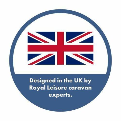 Royal Premium Caravan Front Towing Cover Protector Universal With Led Lights Royal - Dynamic Drive