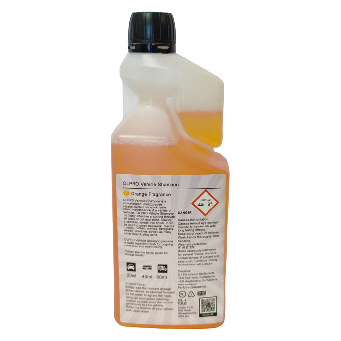 Olpro Motorhome Shampoo Plus 1ltr Dosage Bottle Olpro - Dynamic Drive