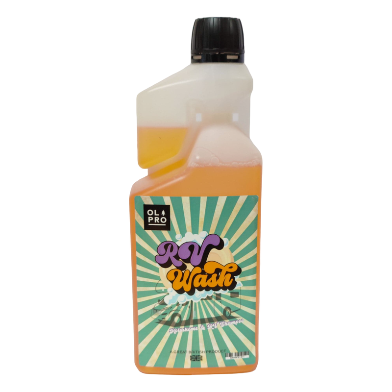 Olpro Motorhome Shampoo Plus 1ltr Dosage Bottle Olpro - Dynamic Drive