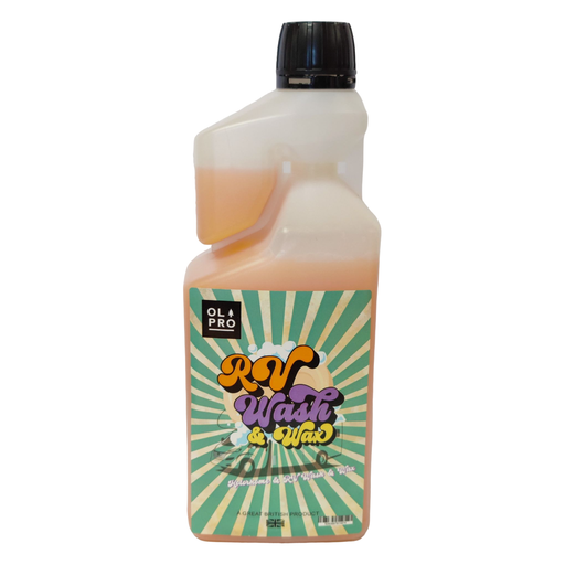 Olpro Motorhome Wash and Wax 1ltr Dosage Bottle Olpro - Dynamic Drive