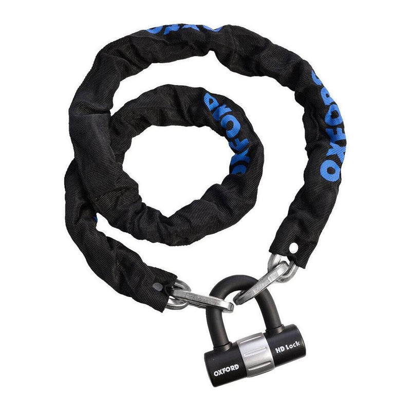 SAS 1.5M Heavy Duty 10mm Security Chain & Padlock - Bike Caravan Trailer SAS - Dynamic Drive