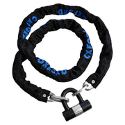 SAS 2M Heavy Duty 10mm Security Chain & Padlock Car Bike Caravan Trailer SAS - Dynamic Drive