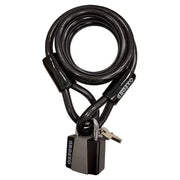 SAS Double Loop 10mm Cable 1.8 metres long and Laminated Padlock SAS - Dynamic Drive