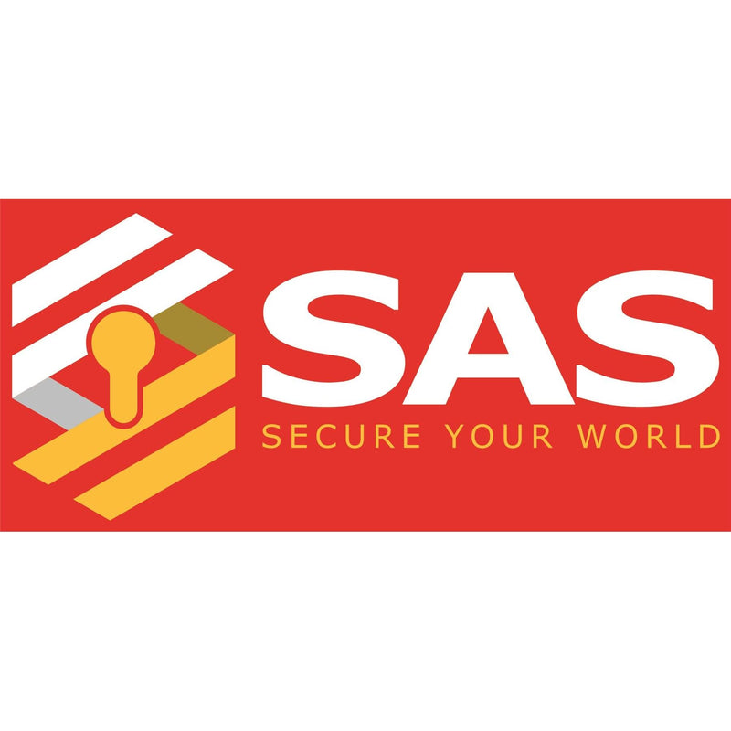 SAS Double Loop 10mm Cable 1.8 metres long and Laminated Padlock SAS - Dynamic Drive