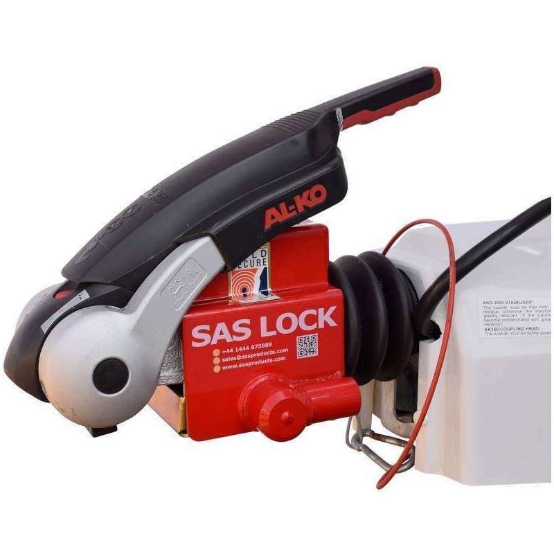 SAS Fortress 2 Gold Hitch Lock For AL-KO Stabilising Head Bailey & Swift Caravan SAS - Dynamic Drive