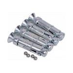 SAS Heavy Duty Fixed Bolt Down Security Post with Bolts SAS - Dynamic Drive