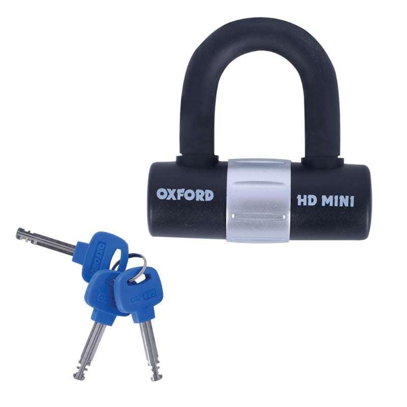 SAS Oxford Mini Shackle Disk 14mm Padlock Thatcham Approved Cable Ground Anchor SAS - Dynamic Drive