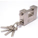 SAS Ultra Secure C-Type Padlock Hardened Steel 8300075 Chains Gates Cables SAS - Dynamic Drive