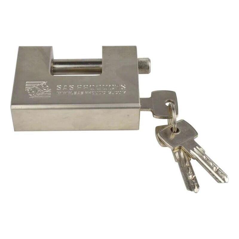 SAS Ultra Secure C-Type Padlock Hardened Steel 8300075 Chains Gates Cables SAS - Dynamic Drive