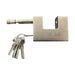 SAS Ultra Secure C-Type Padlock Hardened Steel 8300075 Chains Gates Cables SAS - Dynamic Drive