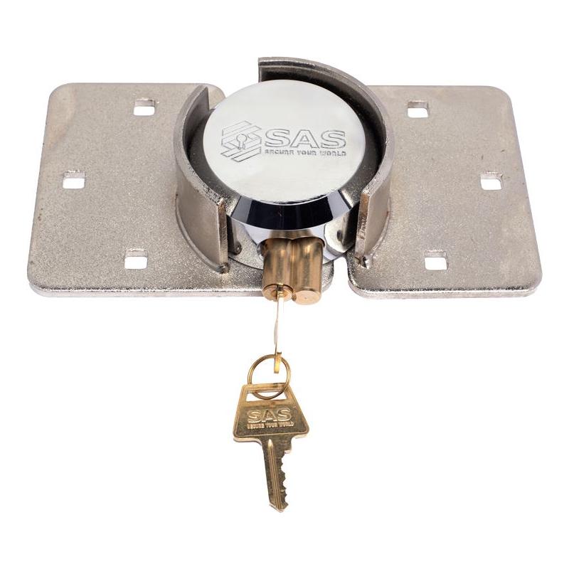 SAS Van or Shed Door Hasp and Staple Lock Security SAS - Dynamic Drive