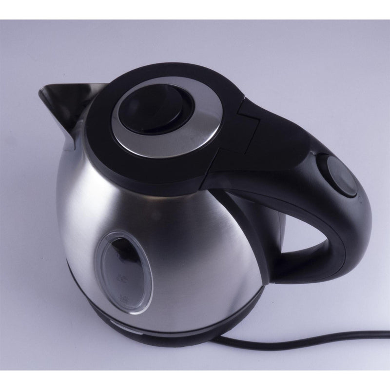 Silver Chrome Low Power 1.2L 750W Cordless Kettle Powerpart - Dynamic Drive