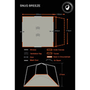 OLPRO Snug Inflatable Tailgate Campervan Awning Olpro - Dynamic Drive