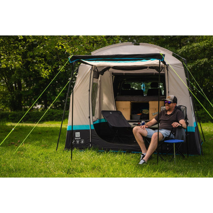 Olpro Snug Poled Tailgate Awning (steel Legs Fibreglass Roof ) Olpro - Dynamic Drive
