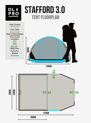 Olpro The Stafford Poled Tent Olpro - Dynamic Drive