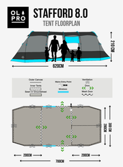 Olpro The Stafford Poled Tent Olpro - Dynamic Drive