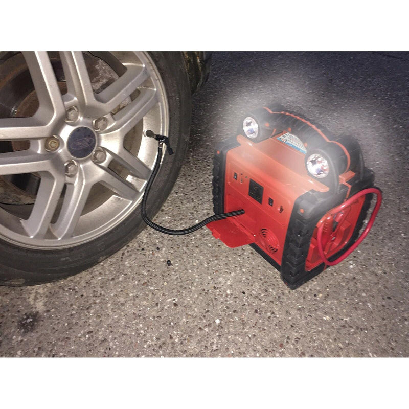 Streetwize 12v 900Amp Car Jump Starter and Air Compressor Streetwize - Dynamic Drive
