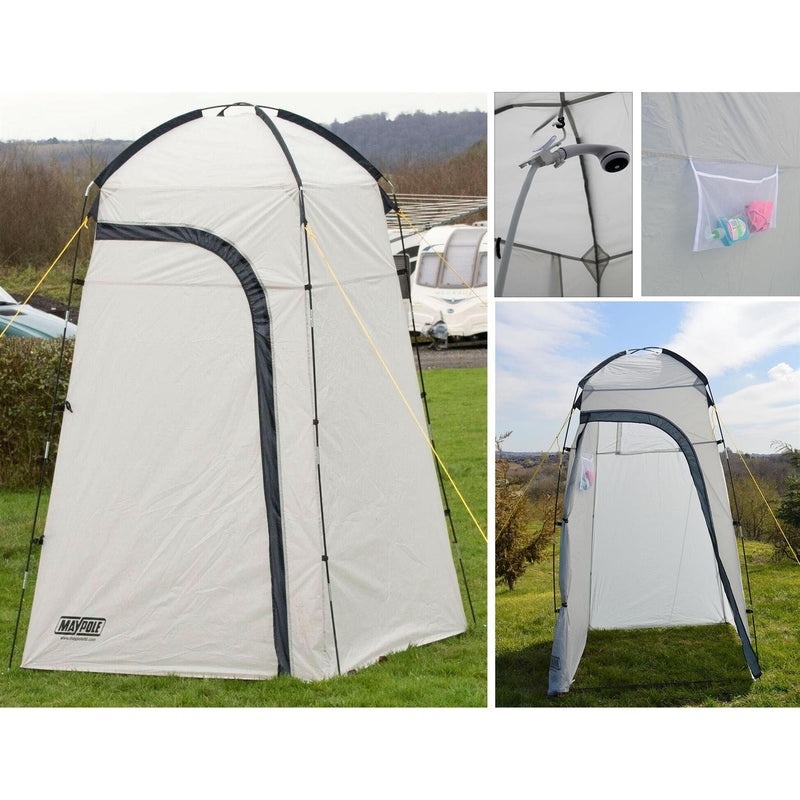 Streetwize 12v Porta Shower Portable 12 volt Camping Caravan & Shower Tent Maypole - Dynamic Drive