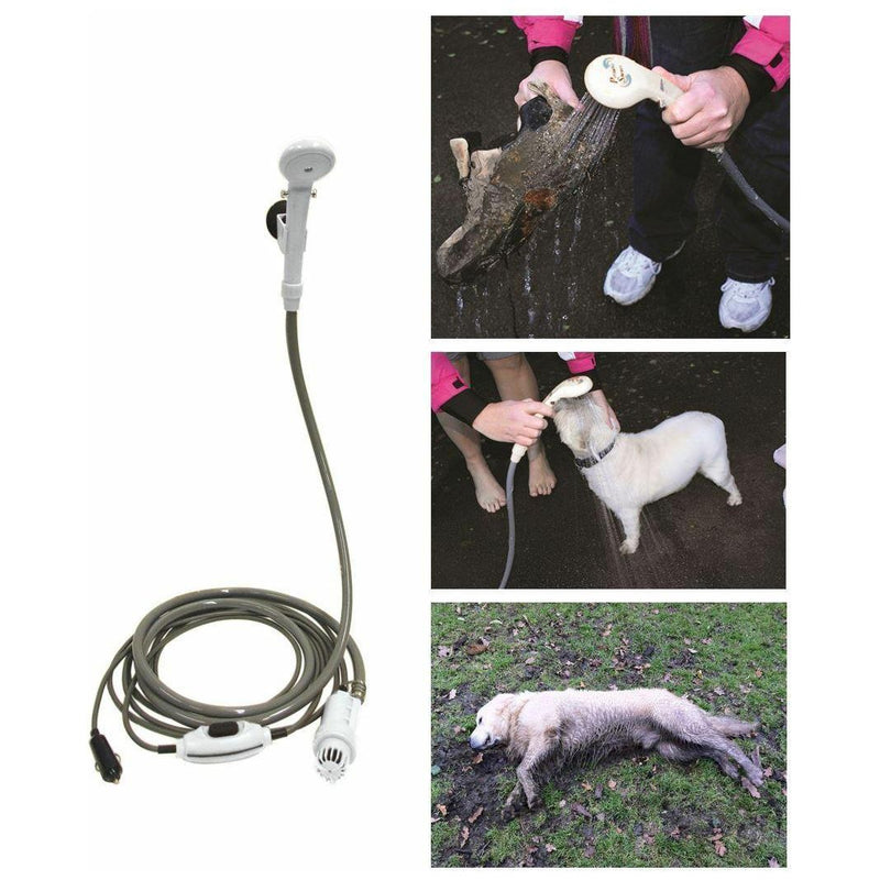 Streetwize 12v Porta Shower Portable 12 volt Camping Caravan & Shower Tent Maypole - Dynamic Drive
