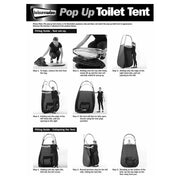 Streetwize Pop Up Toilet Tent Leisurewize - Dynamic Drive