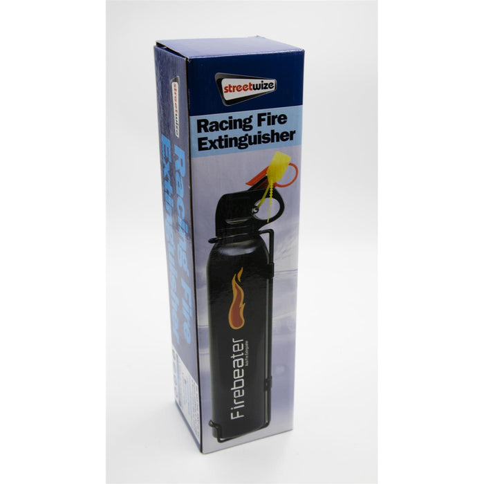 Streetwize UXFE3 Urban X Racing Fire Extinguisher 600g Black ABC Dry Powder Streetwize - Dynamic Drive