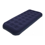 Summit Blue Flocked Single Inflatable Air Bed Outdoor Camping Mattress Summit - Dynamic Drive