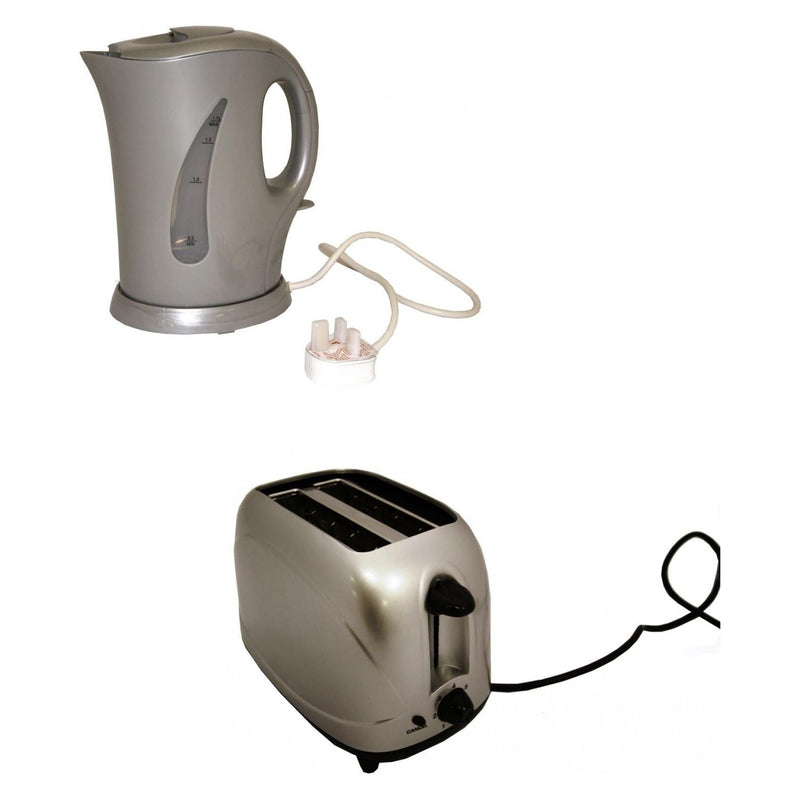 SunnCamp Silver Low Watt Camping Kettle & Toaster SunnCamp - Dynamic Drive