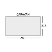 Sunncamp SunnShield Sun Shield 280cm Caravan Sun Canopy 2022 Model SunnCamp - Dynamic Drive