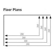 SunnCamp Swift 200 Caravan Canopy Awning Open Front Porch 2022 Model SunnCamp - Dynamic Drive