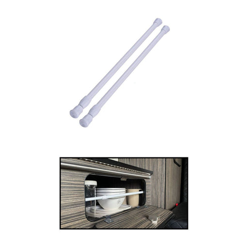Olpro Telescopic Cupboard & Fridge Storage Bars 41-71cm Pack of Two Olpro - Dynamic Drive