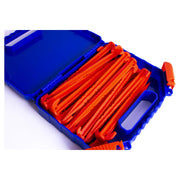 Tent Awning Plastic Pegs x20 Cary Case Royal Leisure Soft Ground Pitching Camping Royal - Dynamic Drive