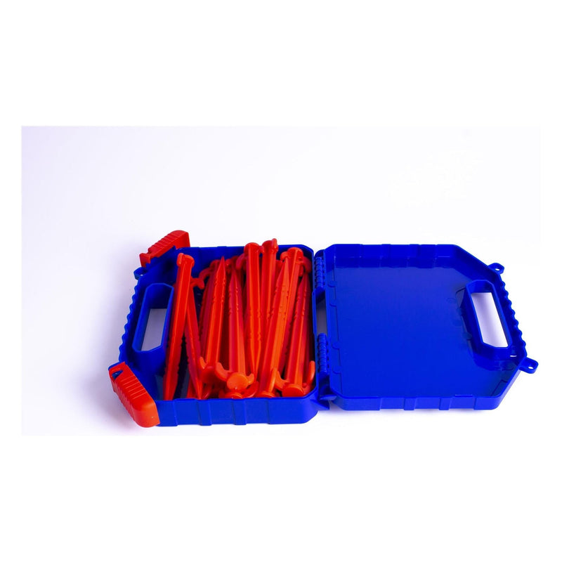 Tent Awning Plastic Pegs x20 Cary Case Royal Leisure Soft Ground Pitching Camping Royal - Dynamic Drive