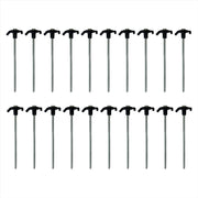 Tent Screw Thread Pegs Awning x20 Carry Case Royal Leisure Drill Adapter Camping Royal - Dynamic Drive